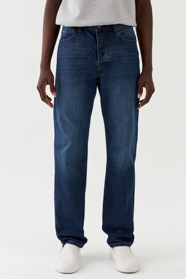 Sauvage Denim Relaxed Fit Jeans Dunkelblau