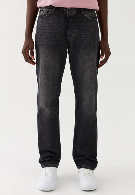 Sauvage Denim Relaxed Fit Jeans Dunkelgrau