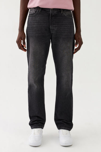 Sauvage Denim Relaxed Fit Jeans Dunkelgrau