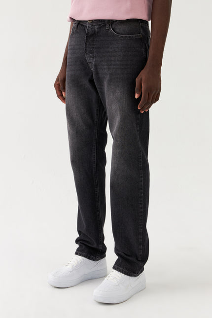 Sauvage Denim Relaxed Fit Jeans Dunkelgrau