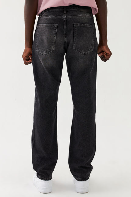 Sauvage Denim Relaxed Fit Jeans Dunkelgrau