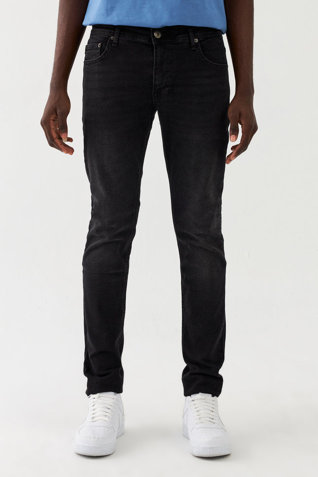 Sauvage Denim Skinny Fit Jeans Schwarz