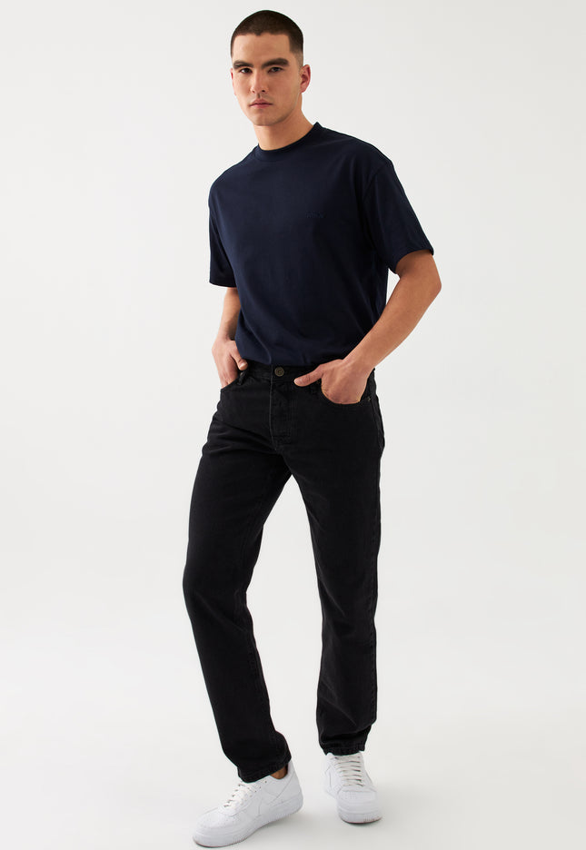 Sauvage Denim Tapered Fit Jeans Schwarz