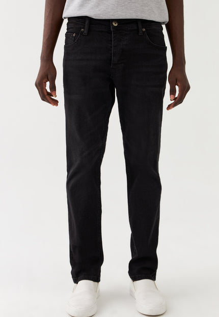 Sauvage Denim Regular Fit Jeans Schwarz