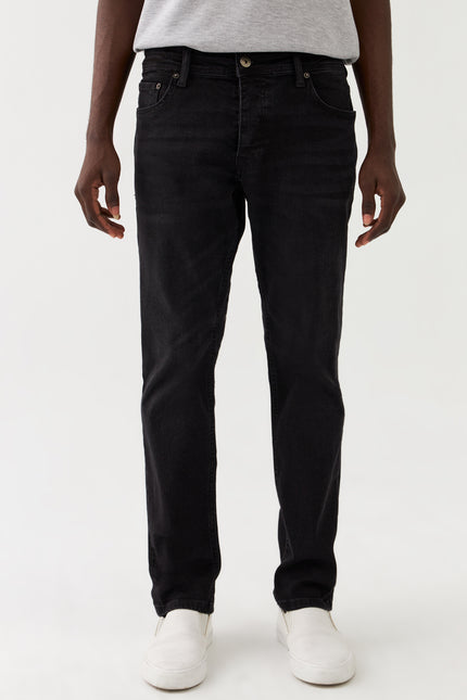 Sauvage Denim Regular Fit Jeans Schwarz